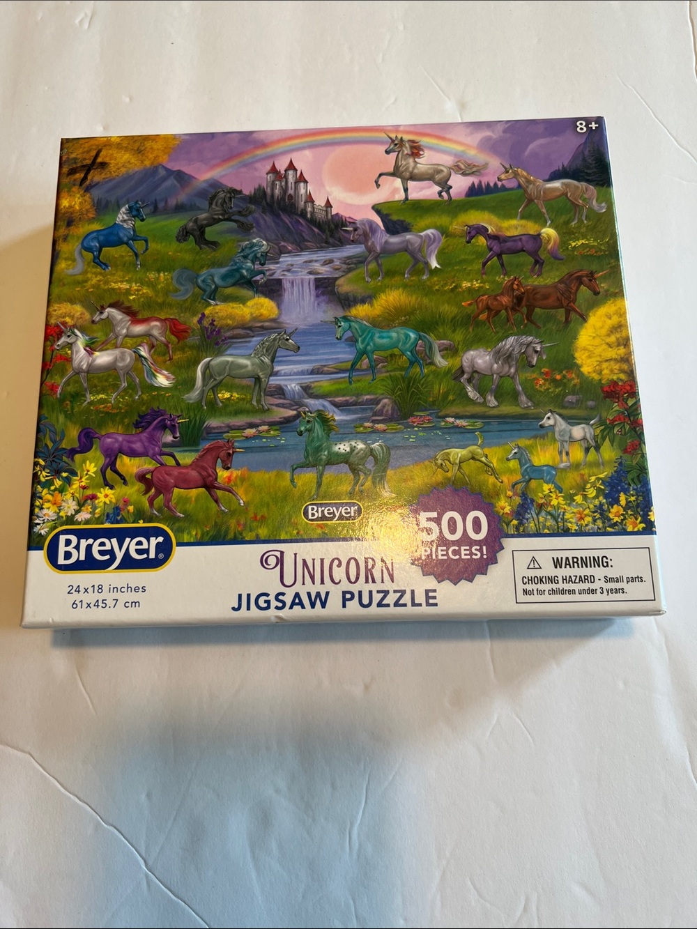 Breyer Colorful Unicorn Jigsaw Puzzle. Excellent used condition.
